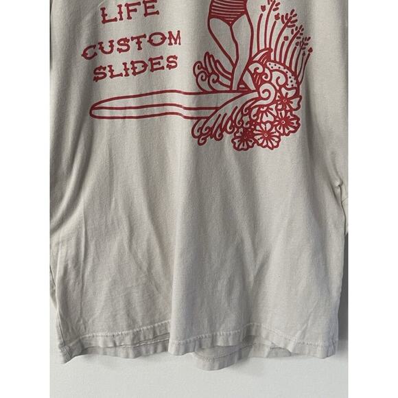 Next Level Lady Slider T-Shirt Size Small Natural Cotton Short Sleeve Surfer - Picture 3 of 10